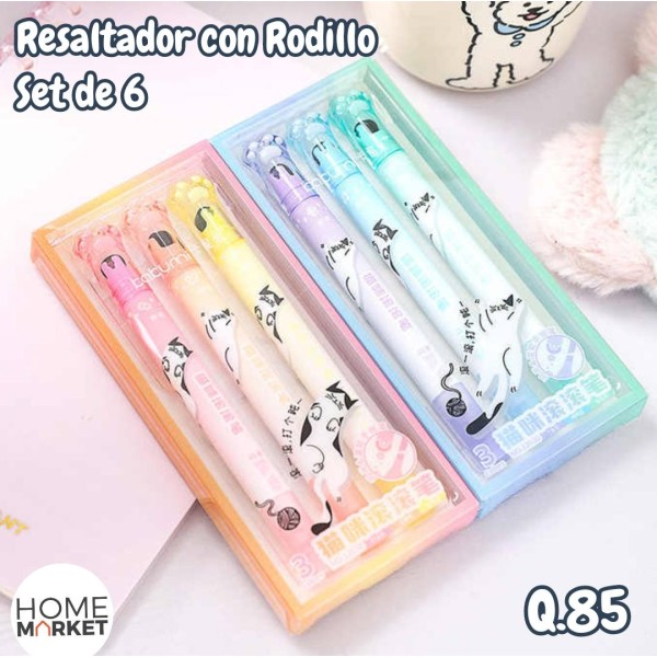6 Resaltador de Rodillo