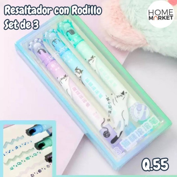Resaltador con Rodillo