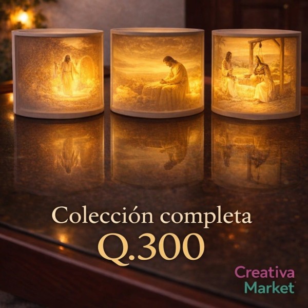 3 Litofanías Religiosas 