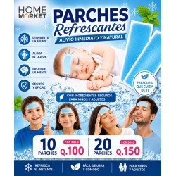 20 parches refrescantes 