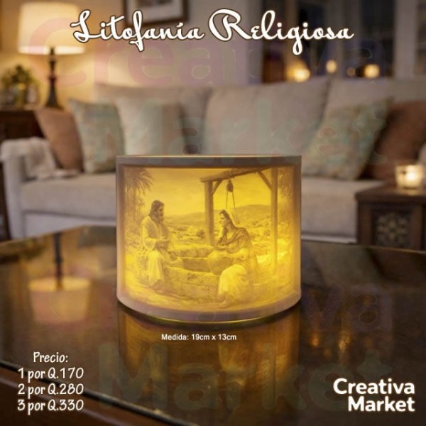 Litofanía Religiosa