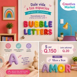 Bubble Letras